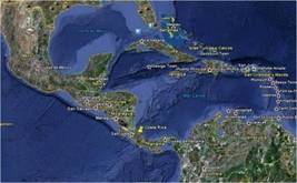 Mapa Costa Rica - Panamá