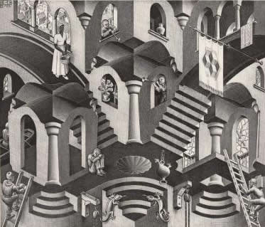 Escher cóncabo y convexo