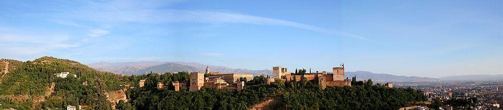La Alahambra, el Generalife  y la Sierra Nevada