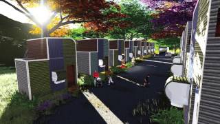 Video resumen de 14 propuesta de vivienda mueble diseñados en el Taller de IBO en Ulatina, Costa Rica
