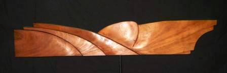 Escultura en madera: "Encuentro"