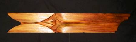 talla directa en madera de la Serie Aleros